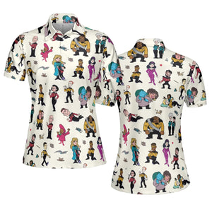 Star Trek TNG Tribute AOP Men/Women Polo Shirt