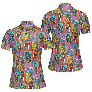 AOP Men/Women Polo Shirt - KJDJHG36 - - 5