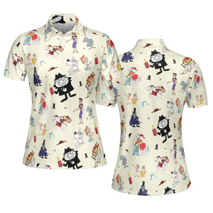 Bullwinkle’s Boss AOP Men/Women Polo Shirt