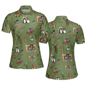 The Muppet Christmas Carol Characters AOP Men/Women Polo Shirt