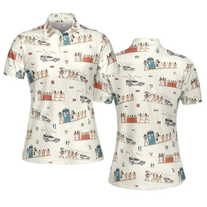 Lost In Egypt AOP Men/Women Polo Shirt