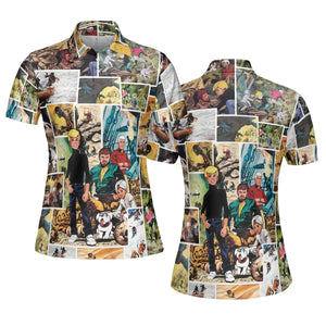 Quest's Adventure AOP Men/Women Polo Shirt