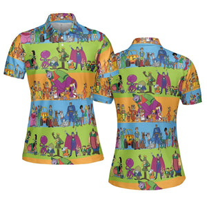 Yogi Yahooeys Scooby Doodies Really Rottens Laffalympics AOP Men/Women Polo Shirt