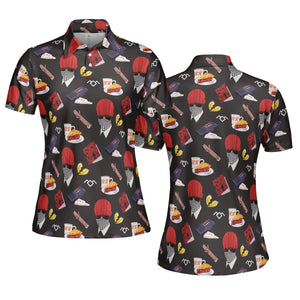 Twin Peaks Pattern AOP Men/Women Polo Shirt