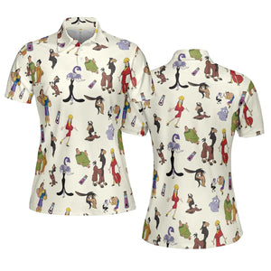Kuzco and Friends The Emperor's New Groove AOP Men/Women Polo Shirt