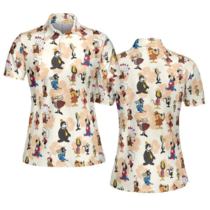 Nostalgia Underdog Characters AOP Men/Women Polo Shirt