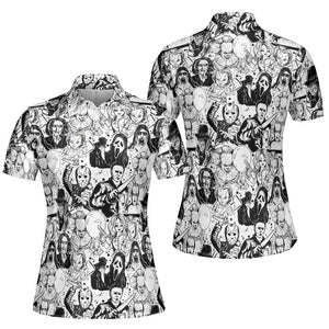 AOP Men/Women Polo Shirt - B2DETD98 - - 5