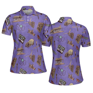Evil Dead Horror AOP Men/Women Polo Shirt