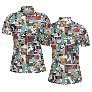 Zaaap! Phineas and Ferb AOP Men/Women Polo Shirt