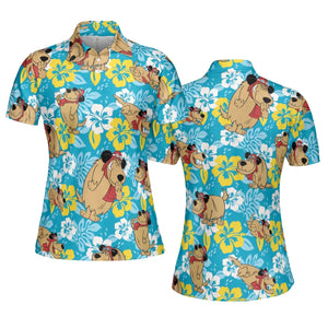 Bad Dog Muttley Wacky Races AOP Men/Women Polo Shirt