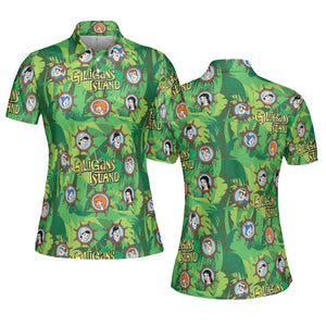 Gilligan's Island Characters AOP Men/Women Polo Shirt