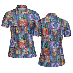 Beauty And The Beast Story Windows AOP Men/Women Polo Shirt