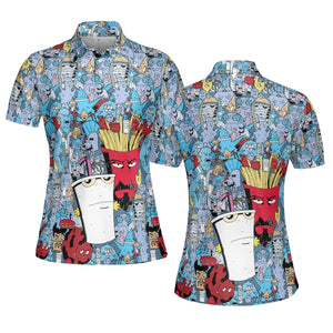 Aqua Teen Hunger Force AOP Men/Women Polo Shirt