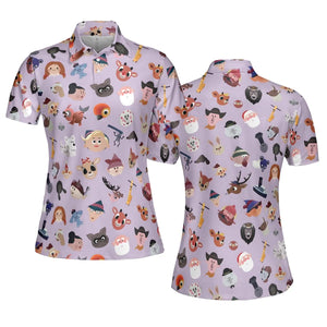 Iconography Rudolph the Red-Nosed Reindeer AOP Men/Women Polo Shirt