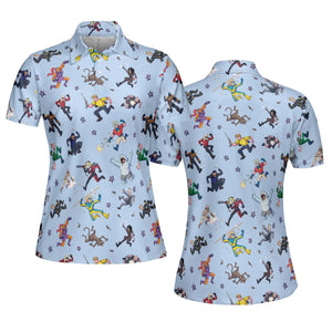 The Suicide Squad Pattern AOP Men/Women Polo Shirt