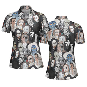 Faces The Phantom of Opera AOP Men/Women Polo Shirt