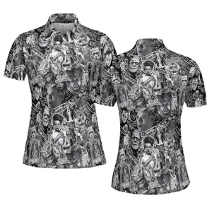 The Monsters Universal Classic Monsters AOP Men/Women Polo Shirt