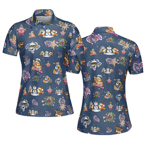 Dream Land Holiday Kirby AOP Men/Women Polo Shirt