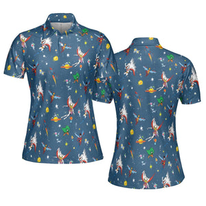 Battle of the Planets AOP Men/Women Polo Shirt