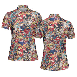 Pop Art AOP Men/Women Polo Shirt