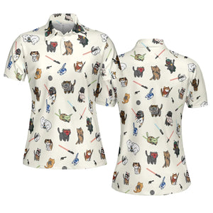 Star Wars Characters As Cats AOP Men/Women Polo Shirt
