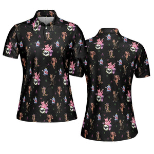 Monsters Cereal Pattern AOP Men/Women Polo Shirt