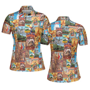 Big Thunder Mountain Frontierland AOP Men/Women Polo Shirt