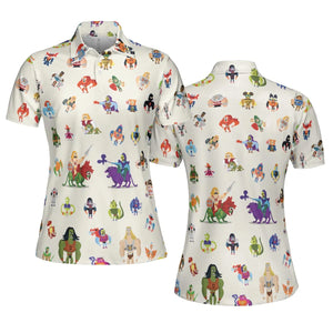 He-Man & Masters Of The Universe Characters Pattern AOP Men/Women Polo Shirt