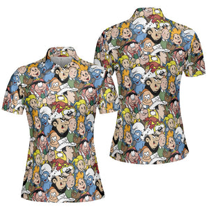 AOP Men/Women Polo Shirt - TSCQRBXE - - 5