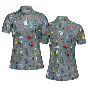 The Races of Doctor Who AOP Men/Women Polo Shirt