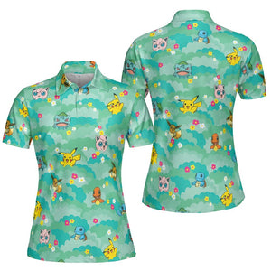 AOP Men/Women Polo Shirt - 2NF4GBE2 - - 5