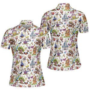 AOP Men/Women Polo Shirt - F18NC6MG - - 5