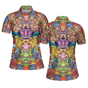 Monster Muppets The Muppets Characters AOP Men/Women Polo Shirt