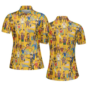 Lynch Vibes Twin Peaks AOP Men/Women Polo Shirt