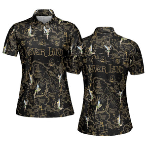 Finding Neverland Tinker Bell AOP Men/Women Polo Shirt