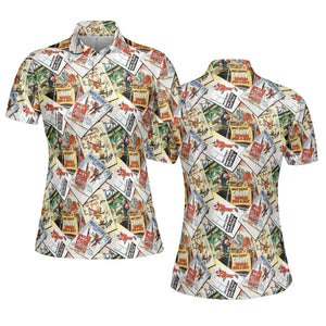 Goofy Vintage Posters AOP Men/Women Polo Shirt