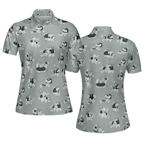 60s Sailors Battle Pattern AOP Men/Women Polo Shirt