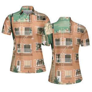 Rear Window AOP Men/Women Polo Shirt