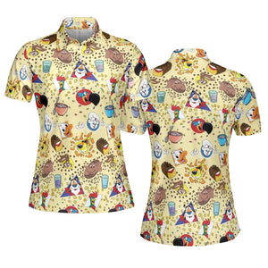 Bimbo Cheetos Cereal Mascot AOP Men/Women Polo Shirt
