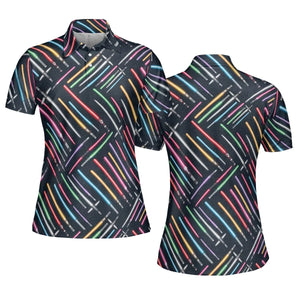 Lightsabers Star Wars Pattern AOP Men/Women Polo Shirt