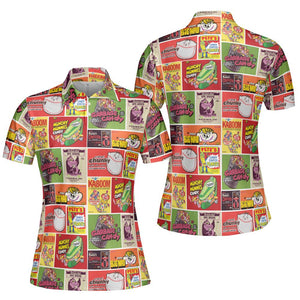 AOP Men/Women Polo Shirt - QTNEA2CD - - 5