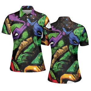 Four Ninja Turtles TMNT AOP Men/Women Polo Shirt
