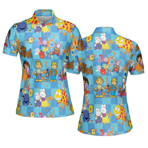 90s cartoon Nostalgic AOP Men/Women Polo Shirt