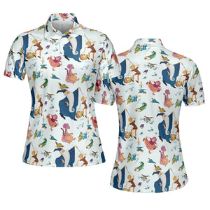 Sword in the Stone Pattern AOP Men/Women Polo Shirt