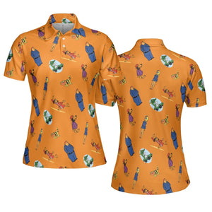 Kung-Fu Friends Hong Kong Phooey AOP Men/Women Polo Shirt