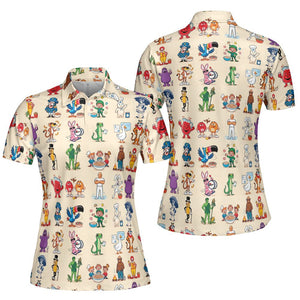 AOP Men/Women Polo Shirt - BYAERQPS - - 5