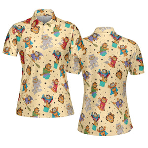 Nostalgic Cat Garfield's Halloween Adventure AOP Men/Women Polo Shirt