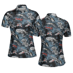Ultimate Space Fleet AOP Men/Women Polo Shirt