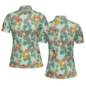 Simpsonmon The Simpsons Pokemon Mashup AOP Men/Women Polo Shirt