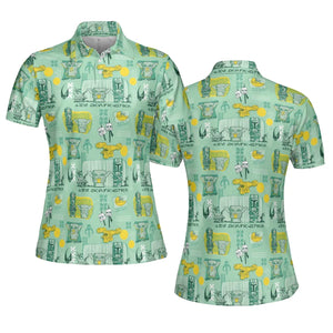 The Mandalorian Star Wars Aloha AOP Men/Women Polo Shirt